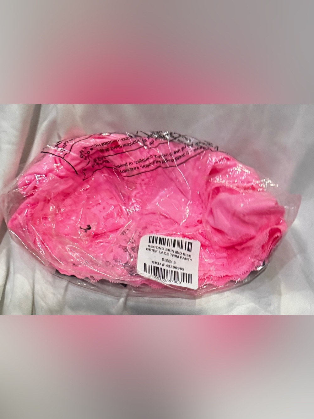 NWT Torrid second skin mid rise brief lace panties size 3X